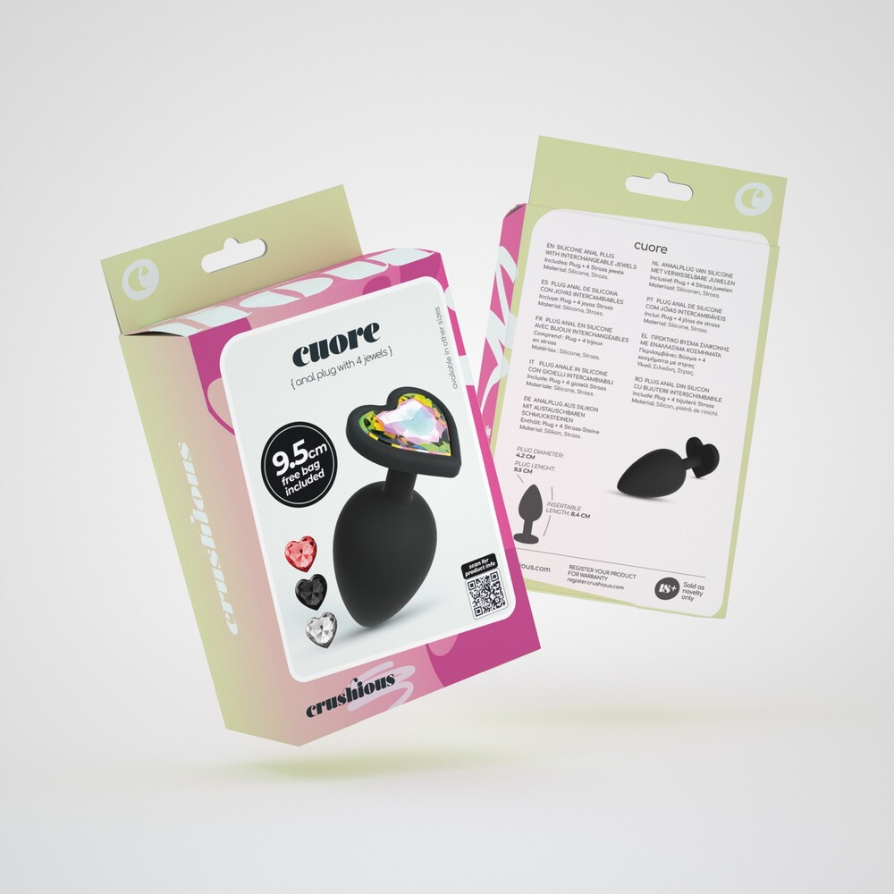 Plug Anale Cuore Ø 2,7 cm - immagine 9