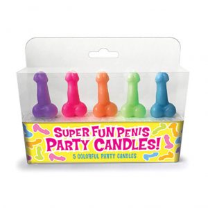 Candeline a Forma di Pene Rainbow