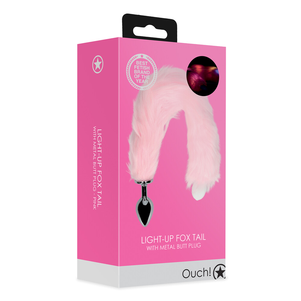 Plug Anale con coda Light-up Fox Tail - immagine 7