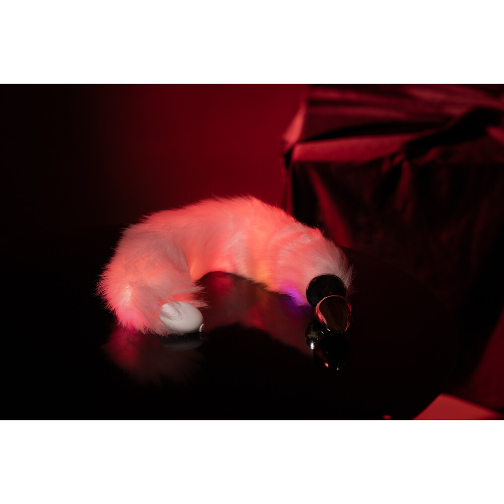 Plug Anale con coda Light-up Fox Tail - immagine 6