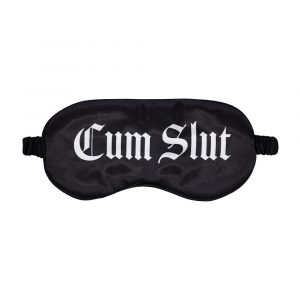 Maschera Sexy Cum Slut Printed
