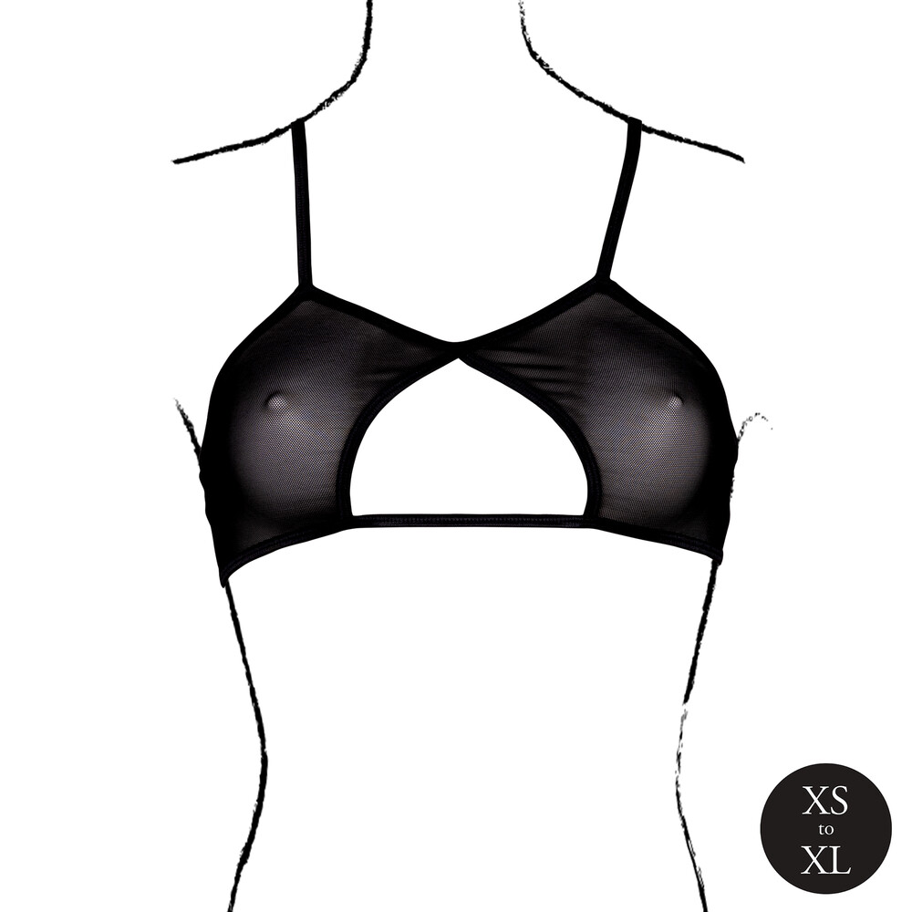 Reggiseno Sexy Keyhole Mesh - immagine 3