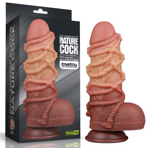 Dildo XXL Braided Rope 24,5 cm - immagine 8