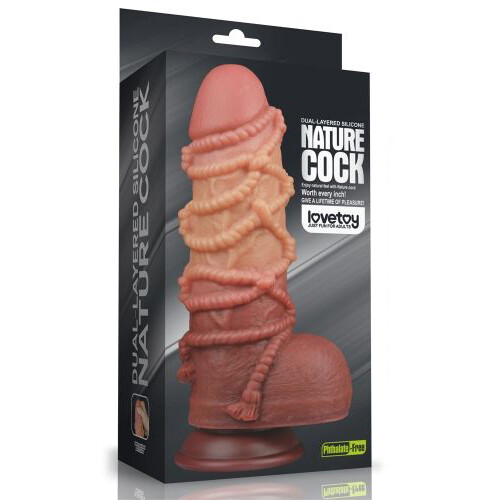 Dildo XXL Braided Rope 24,5 cm - immagine 7